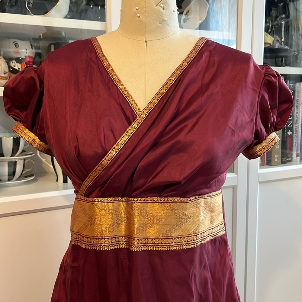 Regency style dress costume